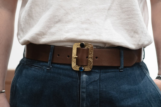 Original BELT:  BROWN（BRASS)